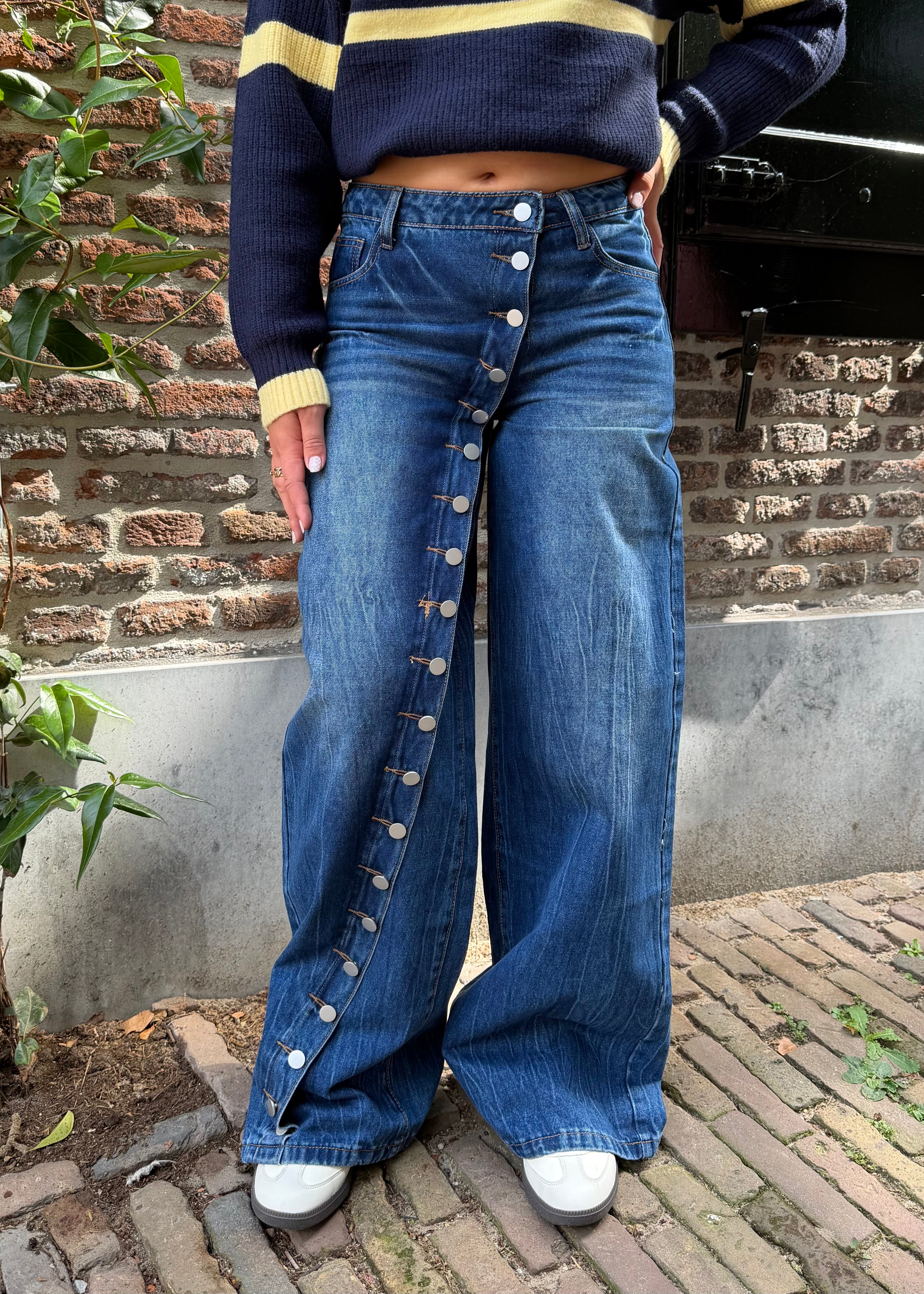 Roxy wide leg jeans - Dark blue