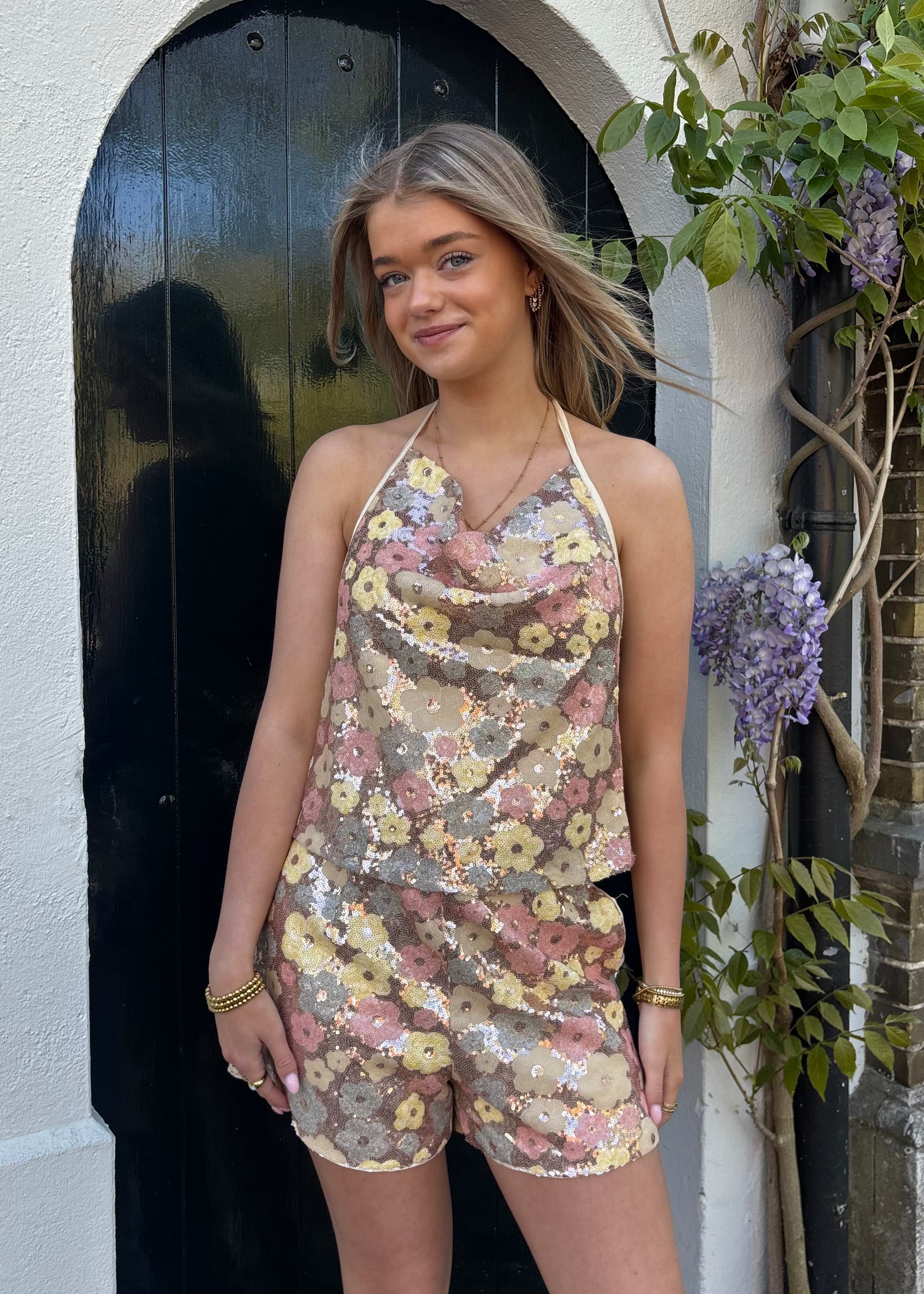 Floral top - Pink