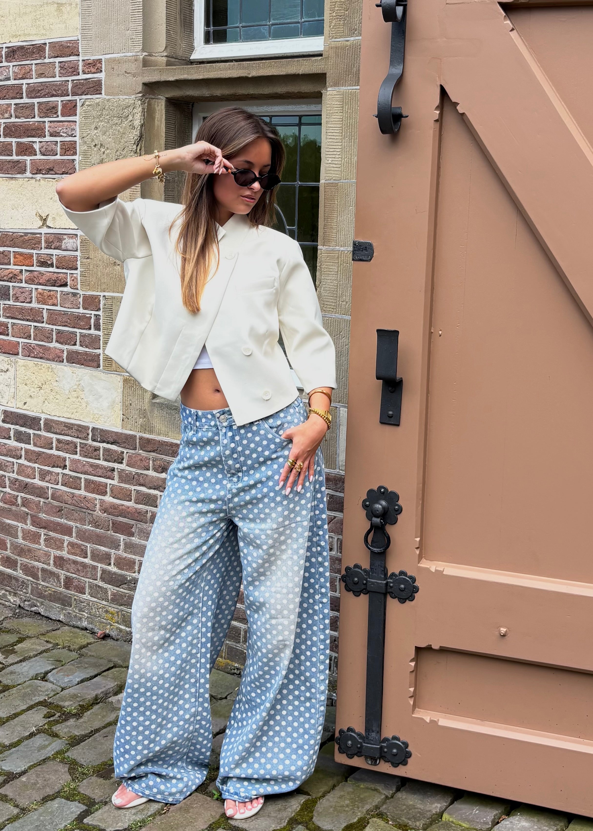 Pleun wide leg jeans - Blue