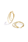 Double trouble earing - Gold