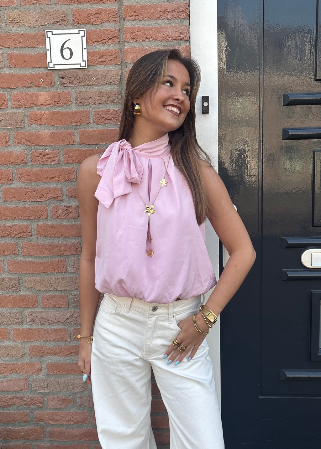 Mimi top - Baby pink