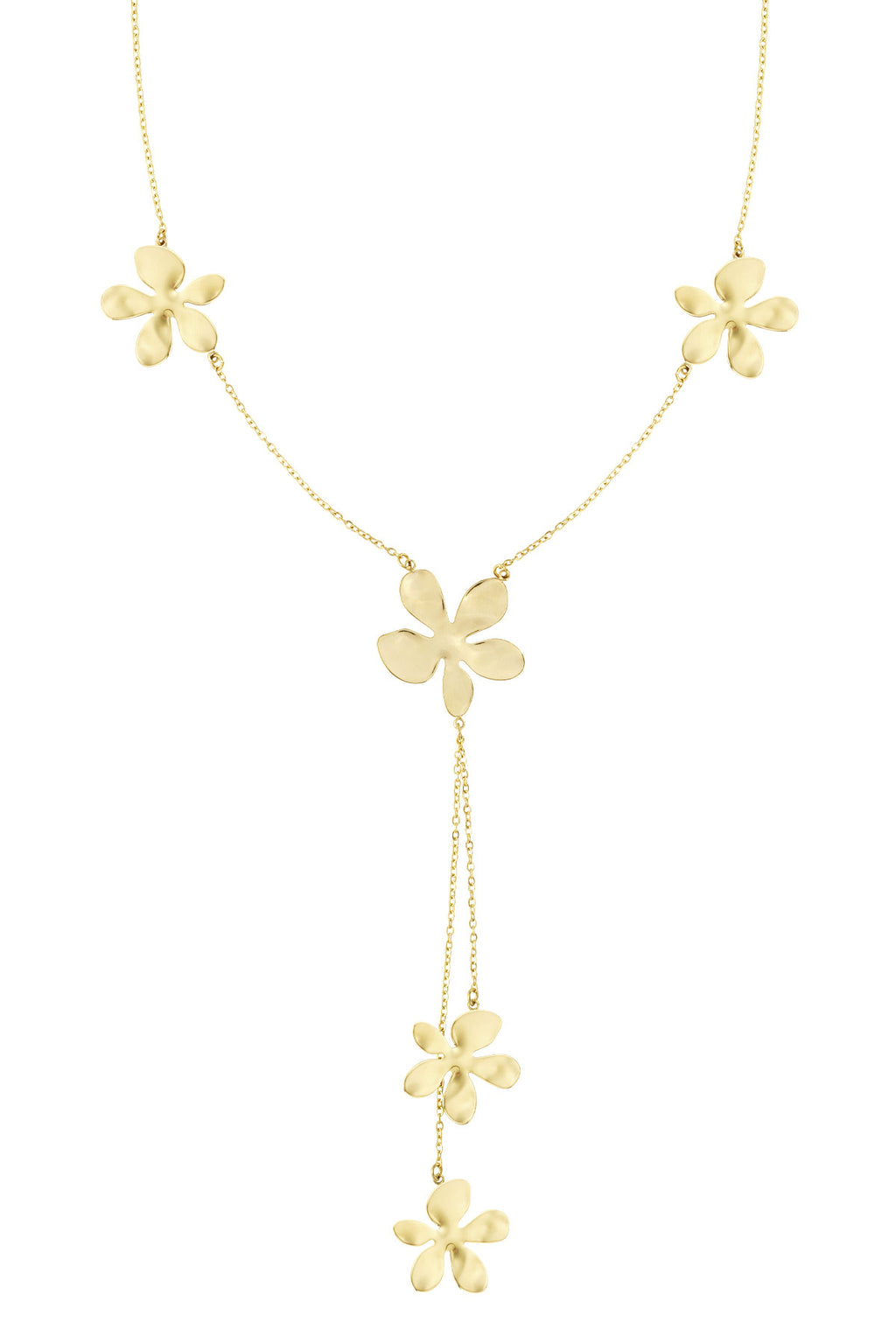 Flower necklace - Gold