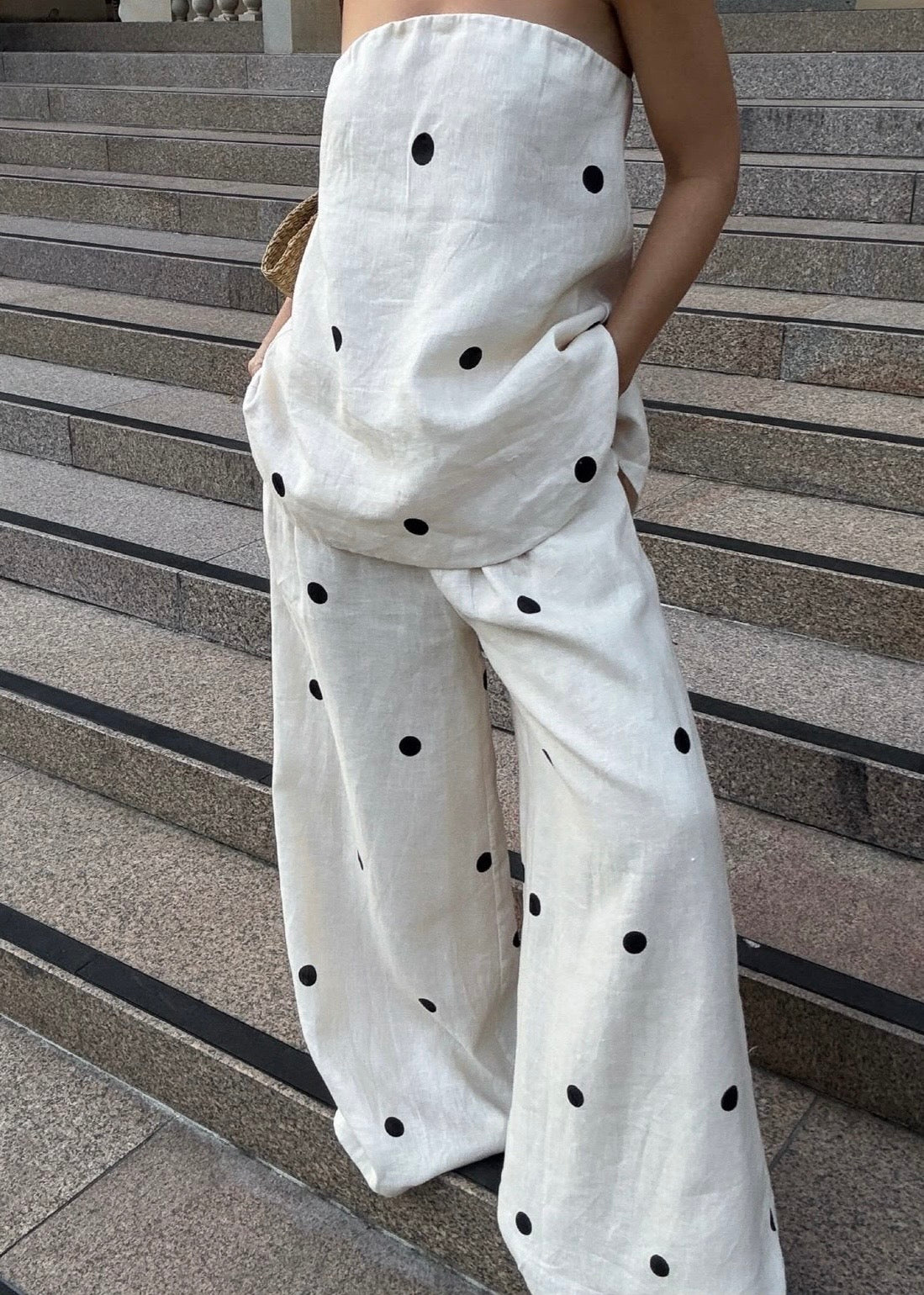 Dotty set - White