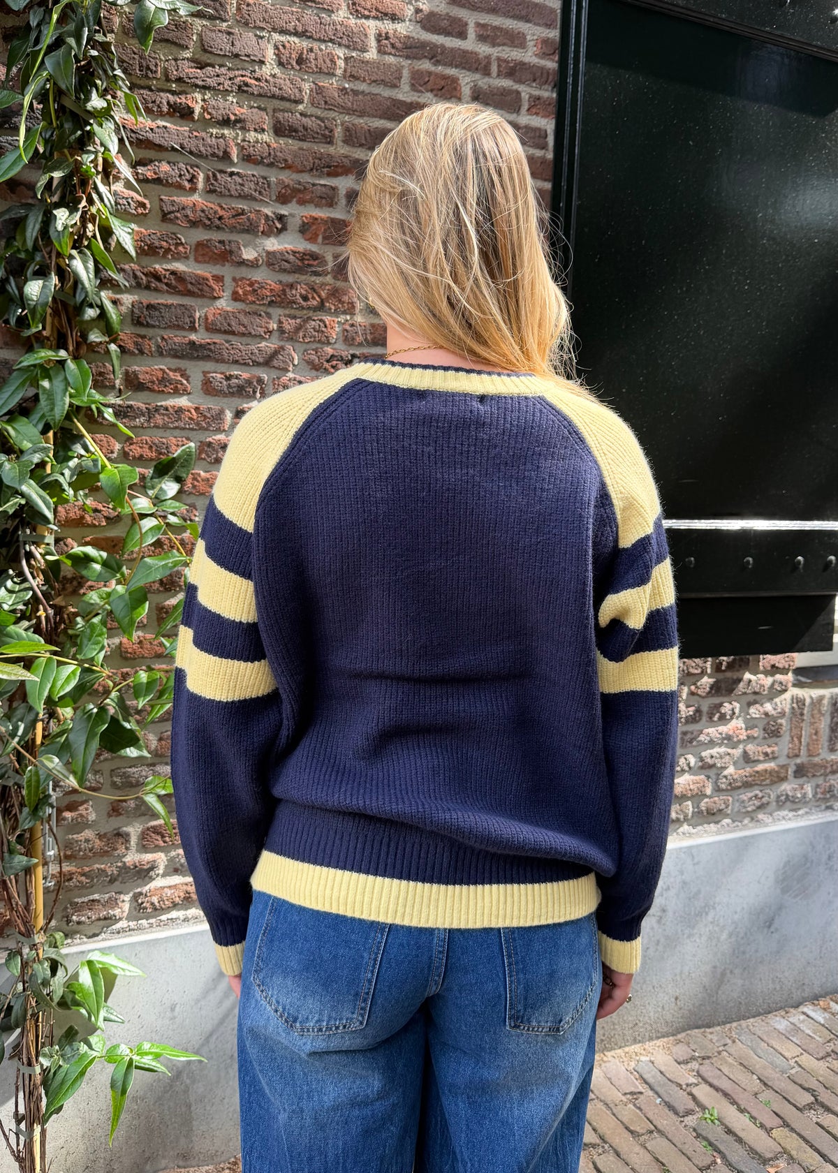 Snowy knit - Navy