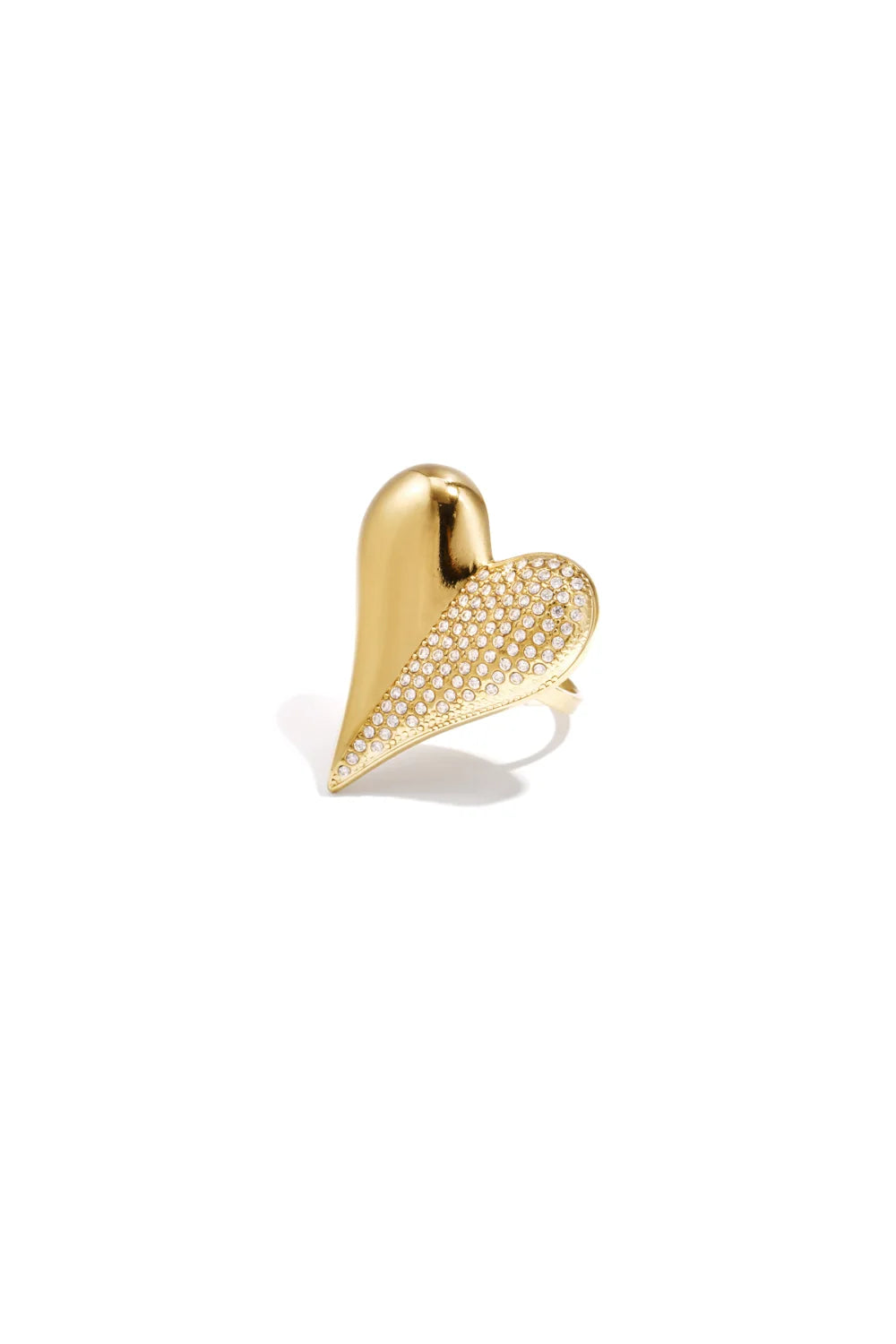 Heart to get ring - Gold