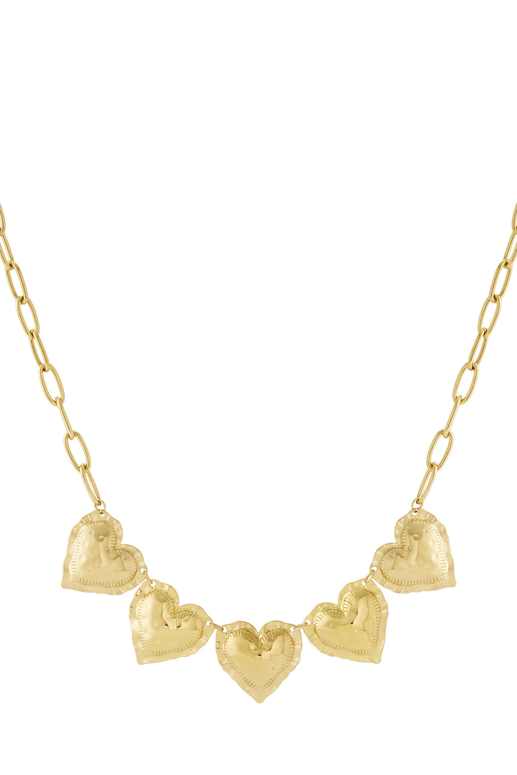 Heart necklace - Gold