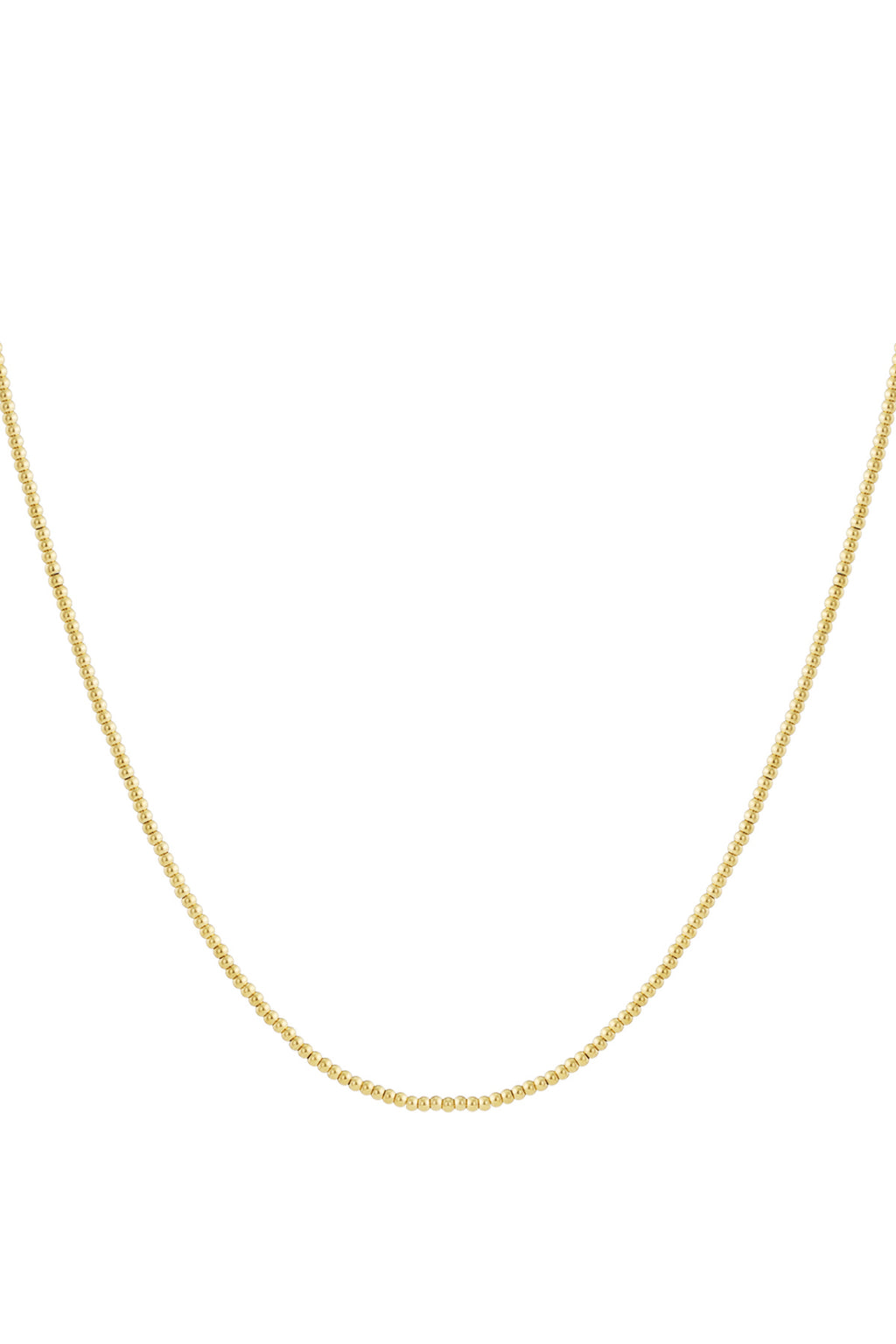Beaded necklace - Gold