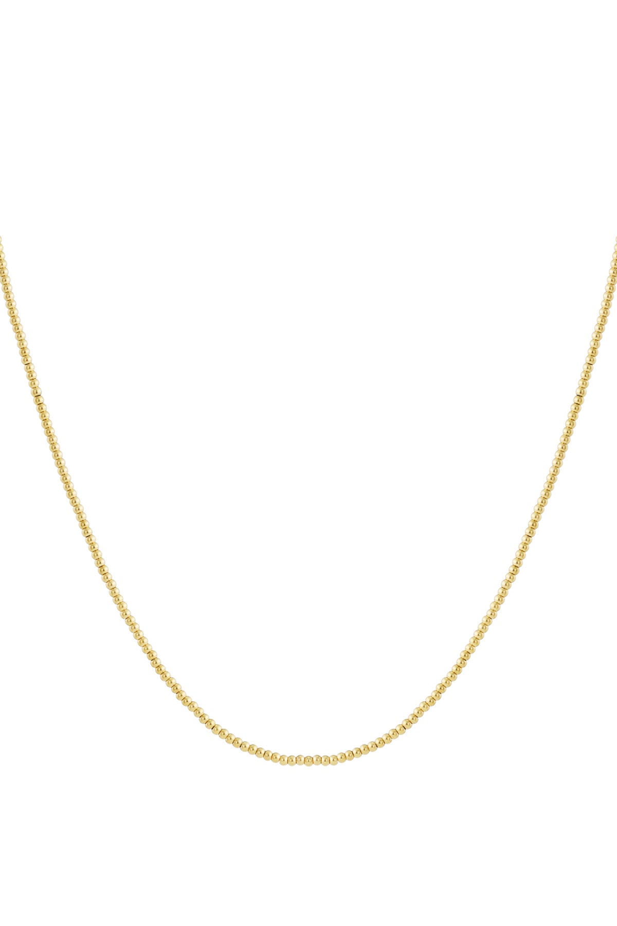 Beaded necklace - Gold