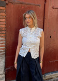 Amore lace top - White
