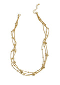 Polkadots necklace - Gold