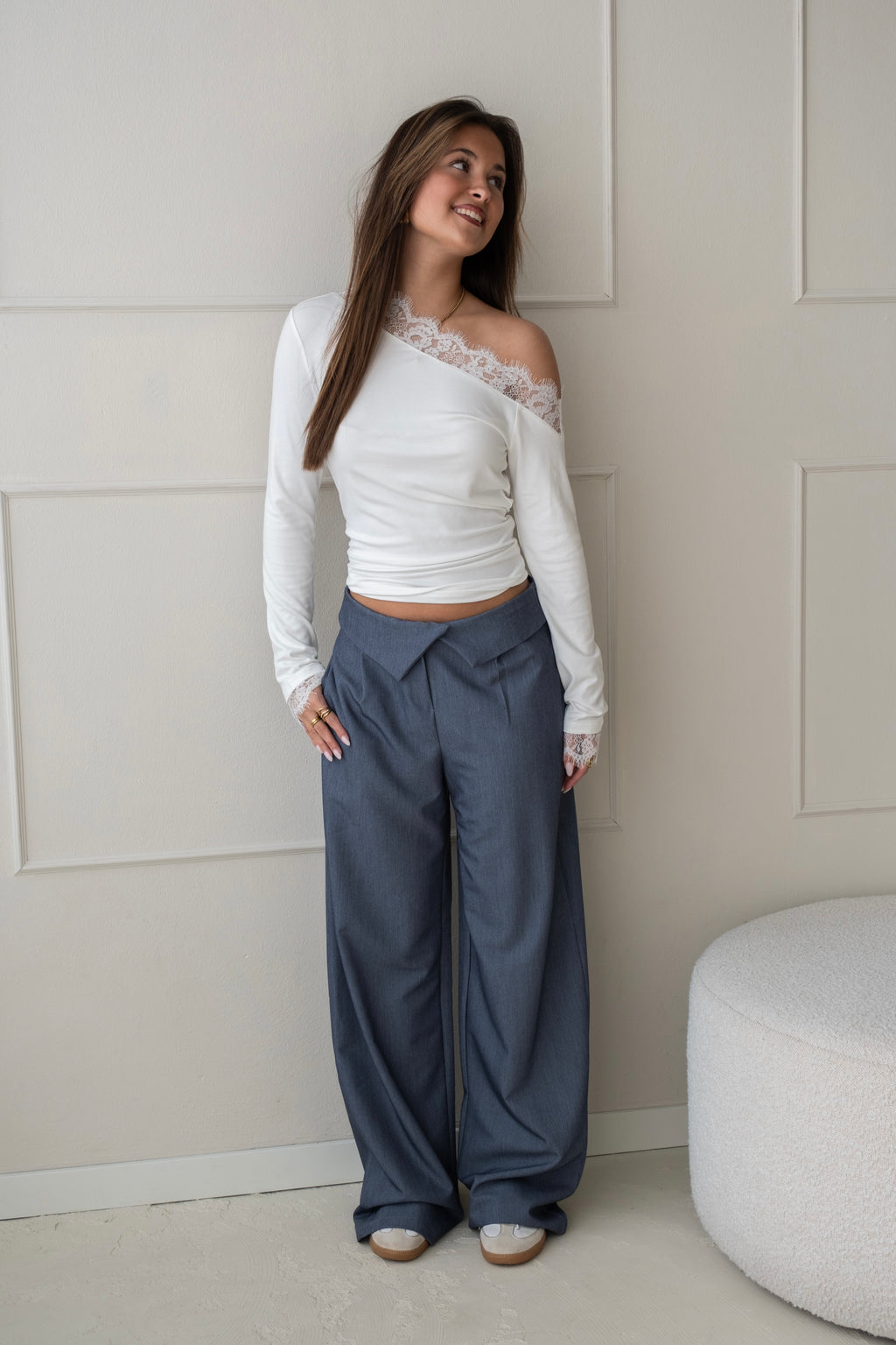 Donna pantalon - Denim blue
