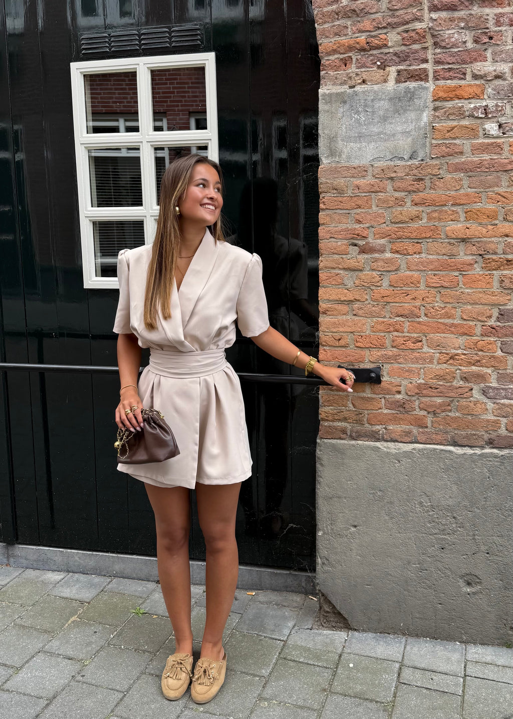 Yara jumpsuit - Beige