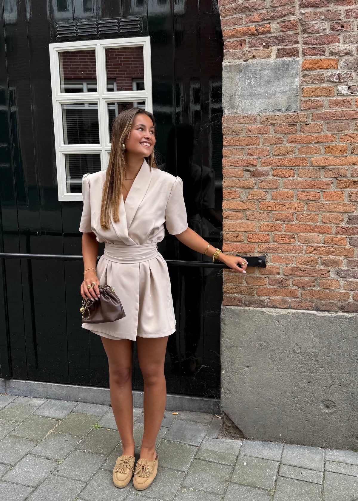 Yara jumpsuit - Beige