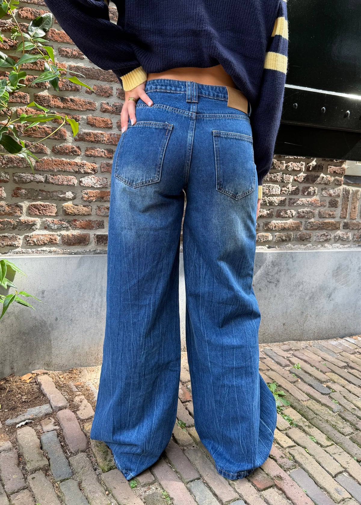 Roxy wide leg jeans - Dark blue