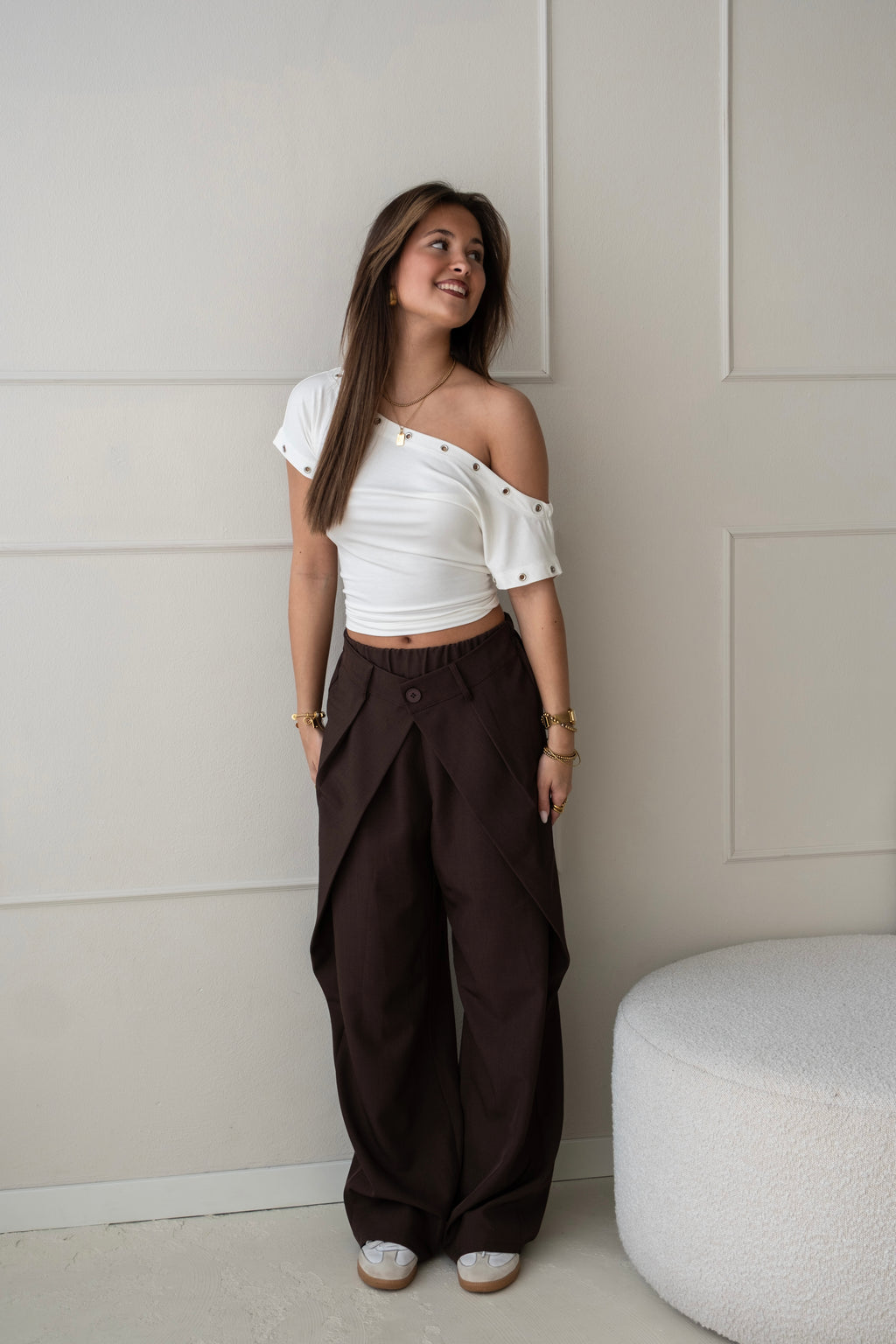 Kate pantalon - Brown