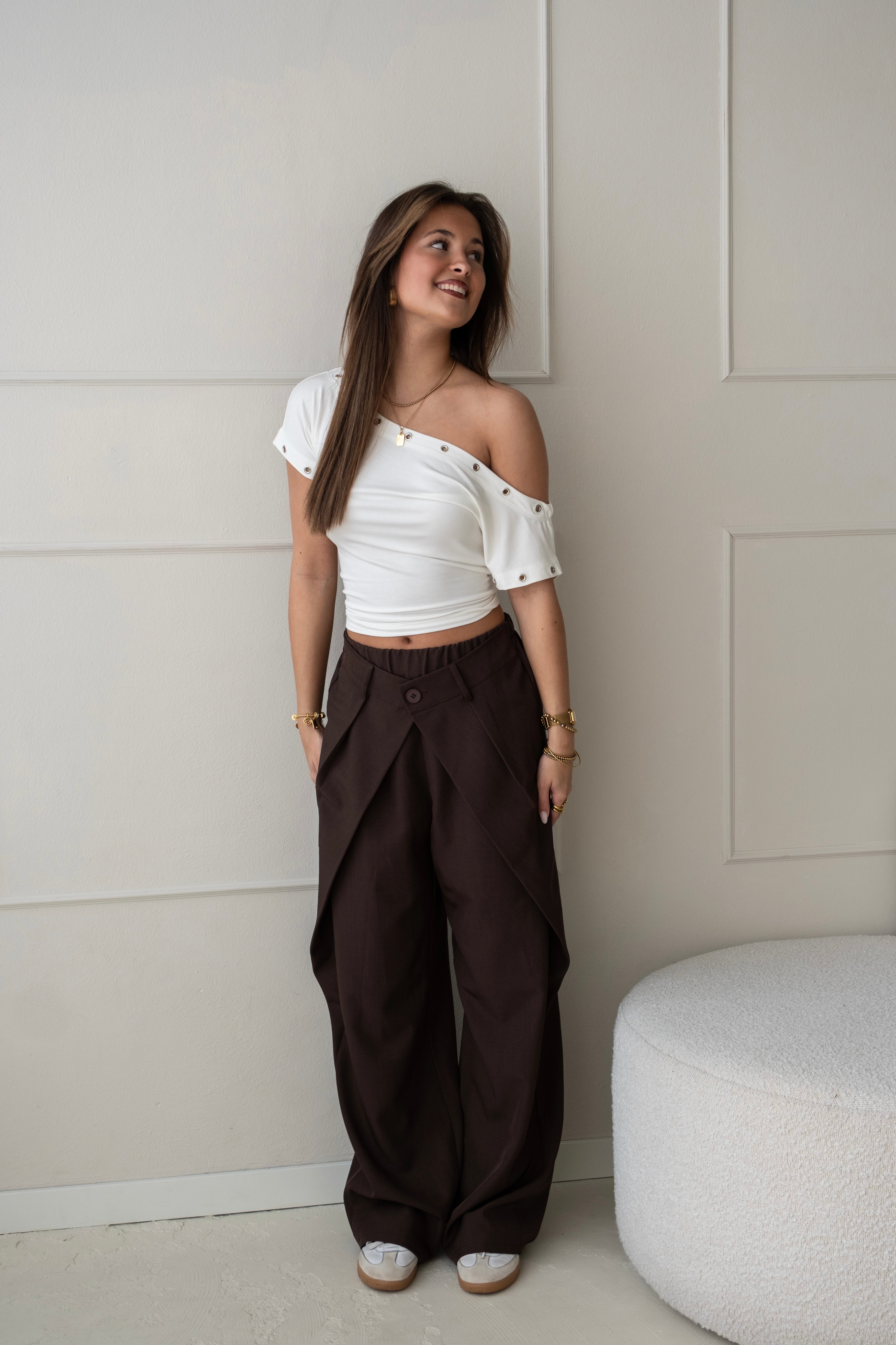 Kate pantalon - Brown