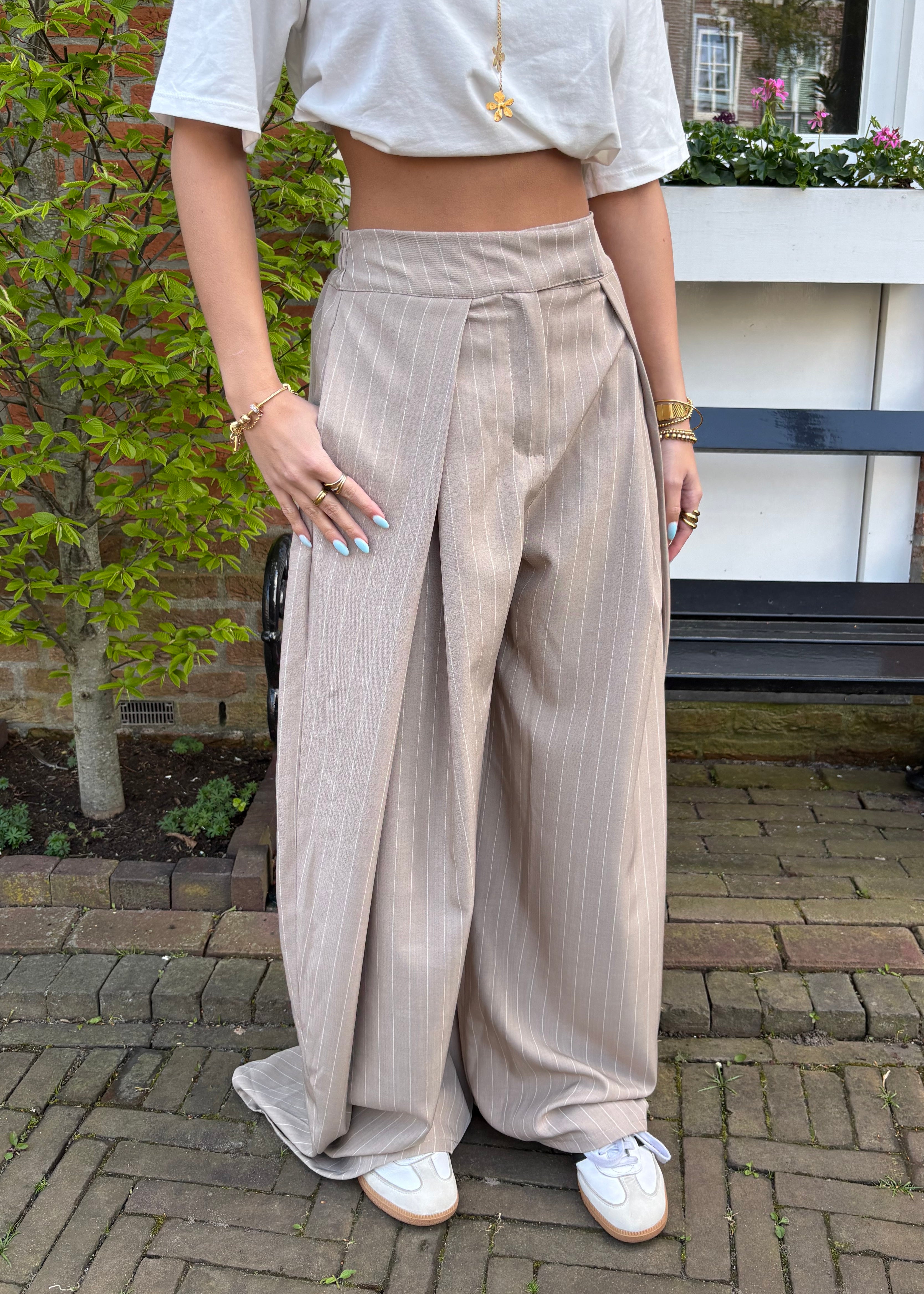 Faye pantalon - Beige