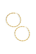 Swirl hoops - Gold