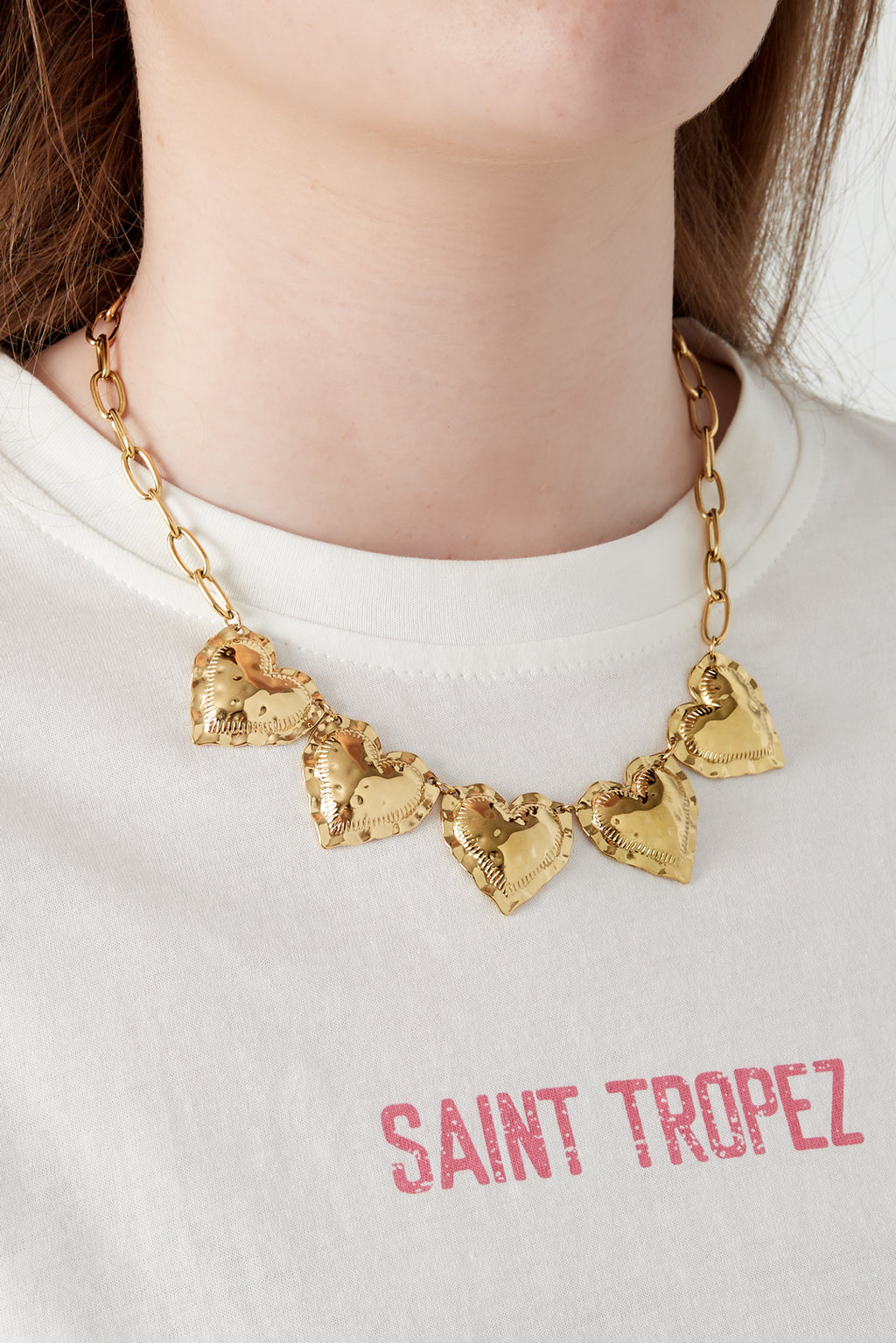 Heart necklace - Gold